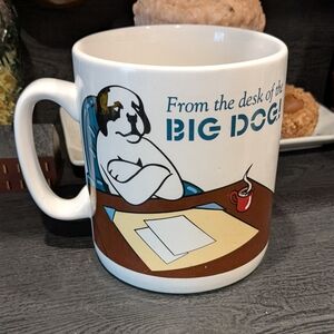 Vintage Big Dogs Mug "From The Desk Of The Big Dog"